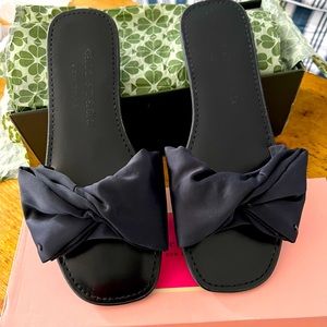 Kate Spade Bikini Slide Size 10. Navy Blue. Brand new in box. Never worn.